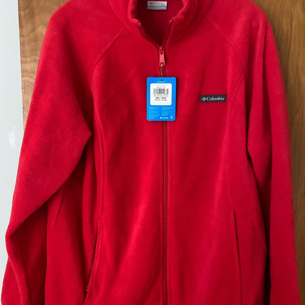 Columbia Kids Red Fleece Jacket